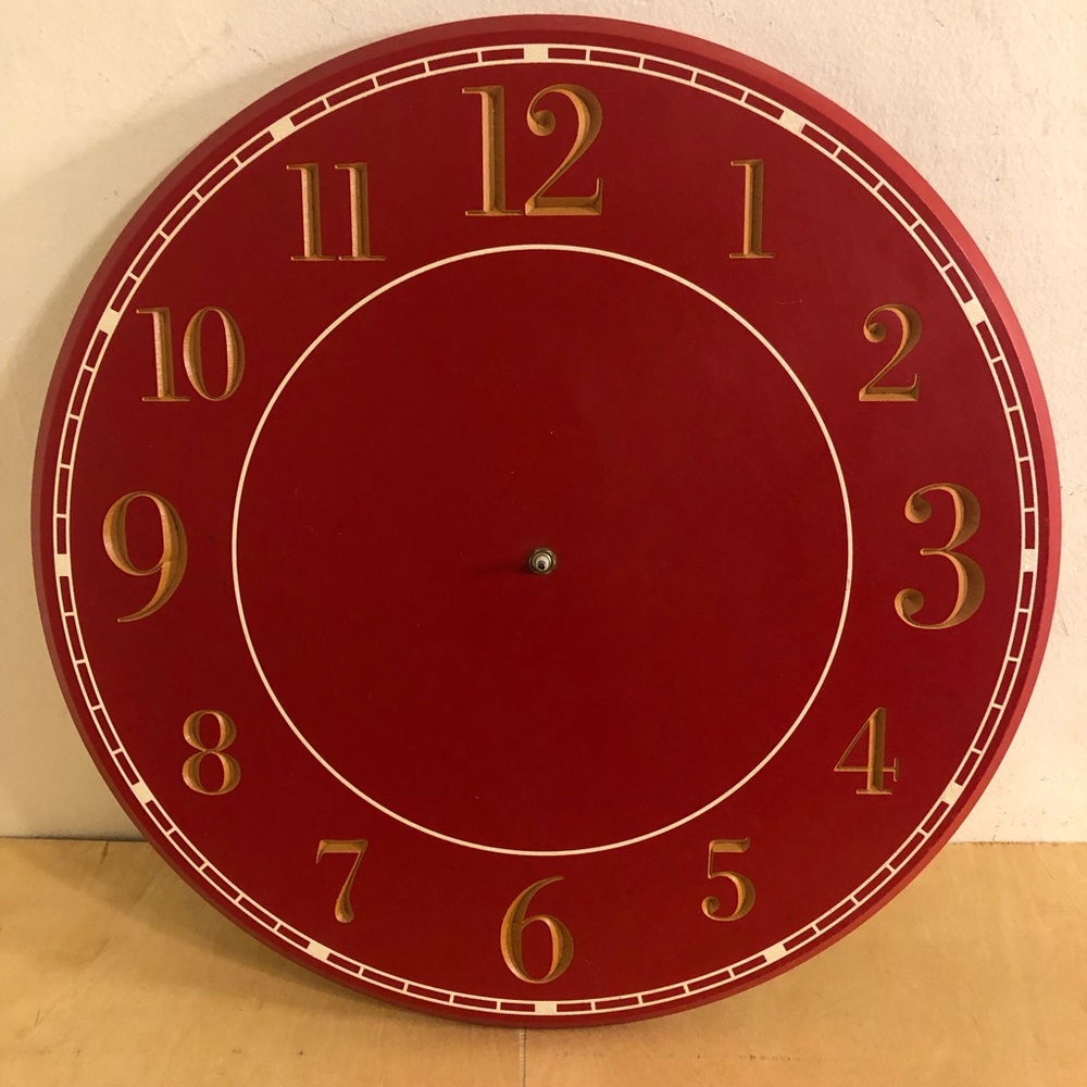 P Graham Dunn Wood 16 1/2” Round Clock Kit Complete